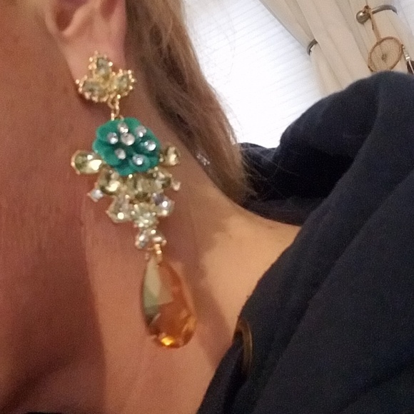 Amazing multi-media earrings - Picture 2 of 5